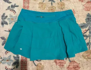 Turquoise Lululemon Skirt Pace Rival thumbnail 1