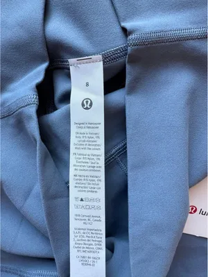 Lululemon Align High Rise 25” No Line, Steel Blue Size 8 NWT thumbnail 6