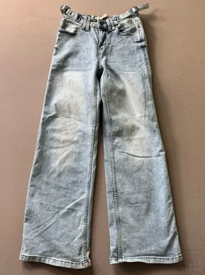 Love Trends Adjustable Waist Tab Wide Leg Jeans thumbnail 1
