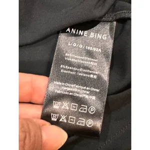 Anine Bing Amaya Black Keyhole Mini Dress Long Sleeve Women’s L thumbnail 9