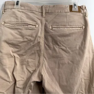 American Eagle Super High Rise Baggy Wide Leg Chino Pants Beige 6 Short thumbnail 5