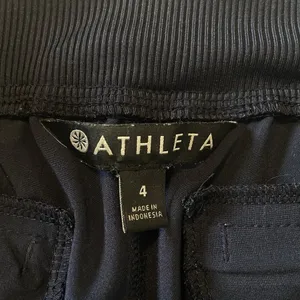 ATHLETA‎ Brooklyn Ankle Pants Black Pull On Women’s Size 4 Sporty Athleisure Run thumbnail 5