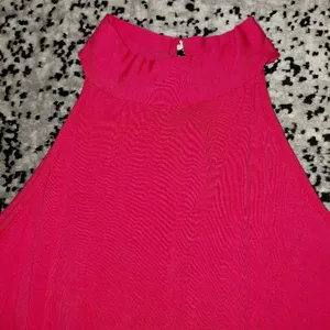 Loveappella Polish Pink Tiered Halter Maxi Dress Size Large NWOT thumbnail 10