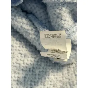 Aerie Sherpa Pullover Size Medium Fleece Pale Blue Warm Mock Neck thumbnail 4