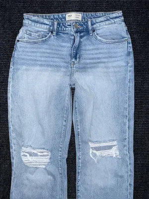 Buckle BKE Taylor Low Slung Baggy Wide Leg Stretch Jean Light Wash 26x32 AXB258R thumbnail 3