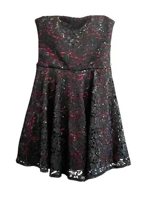 Love Reign Womens Lace Overlay Whimsigoth Dress Sz M HOCO Cocktail Fairy Grunge thumbnail 1