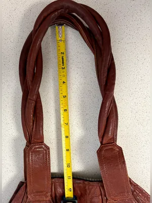 Vintage Gustto Leather Hobo Slouchy Shoulder Bag thumbnail 11