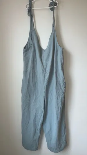 SHEIN Women's Light Blue Jumpsuit thumbnail 1
