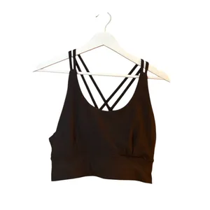 Urban Outfitters Size Medium Long-Line Black Bra thumbnail 2