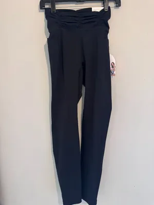 NWT Blogilates Ruched Waist Leggings Black Small thumbnail 4