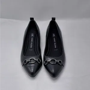 Anne Klein Womens Ballet Flats Size 8 Black Slip On Pointed Toe Shoe Office Chic thumbnail 11
