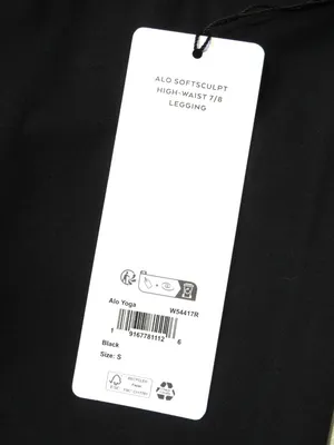 NWT ALO Softsculpt High-Waist 7/8 Legging in Black Stretch Leggings S thumbnail 3
