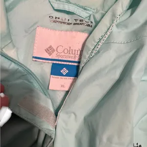 🌧️ Columbia Omni-Tech Waterproof Hooded Jacket Blue XL‎ 🌧️ thumbnail 2