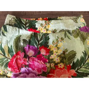 Farm Rio for Anthropologie Floral Tiered Swiss Dot Maxi Skirt Size XS thumbnail 4