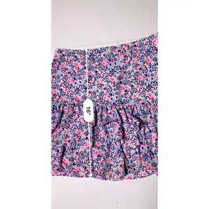 Lilly Pulitzer Womens 8 Floral Ruffle Mini Skirt Pink Blue Tiered Lined thumbnail 14