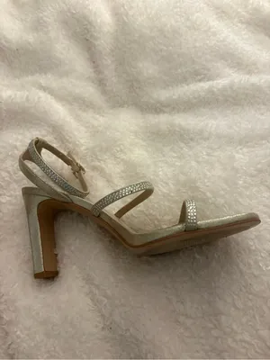 Mix No. 6 Women's Gold Strappy Heels thumbnail 4