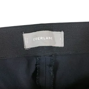 Everlane Black Slim‎ Ankle Pants Workwear Minimalist 2 Classic Stretch thumbnail 3