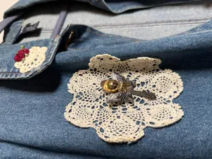 Vintage Granola Women's Denim Hunter Jacket thumbnail 3