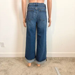 Joe's Jeans 29 Panama wide leg cuffed ankle stretch jeans J2 3522 thumbnail 9
