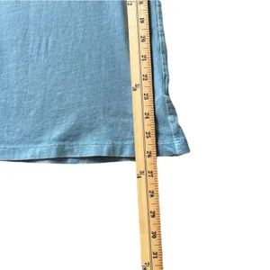 WE THE FREE Blue Distressed Washed Cotton Long Sleeve Tee T-Shirt Top - Sz Small thumbnail 16