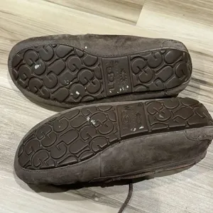 Ugg Australia Brown and Tan Slippers Women’s 8 thumbnail 4