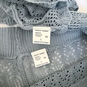 VamJump 2 Piece Knit Lounge Set Blue Size L thumbnail 5