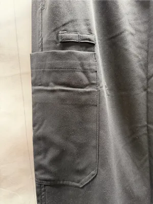 Grey's Anatomy NWT Black 5 Pocket Elastic Contrast Drawcord Scrub Pants Large thumbnail 3