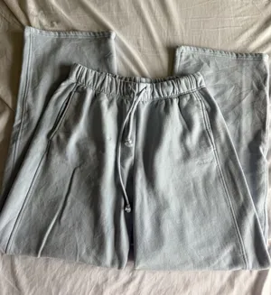light blue garage wide leg pants thumbnail 1