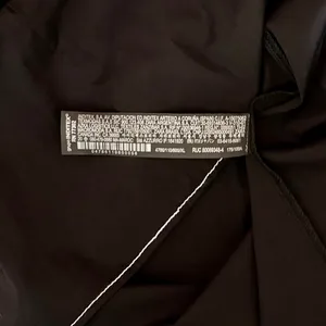 ZARA‎ Luiza Black Midi Dress Tie Back Contrast Stitching Pockets Poplin X-Large thumbnail 14