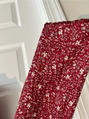 Natural Life Floral Henley Top Red Size XL thumbnail 6