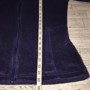 Columbia Sportswear Velour Purple Zip Up Jacket with Stand-Up Collar Size Medium thumbnail 7