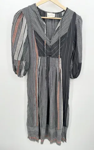 Universal Thread Womens Dress Cottagecore Boho Whimsigoth Maxi Peasant‎ Size XS thumbnail 1