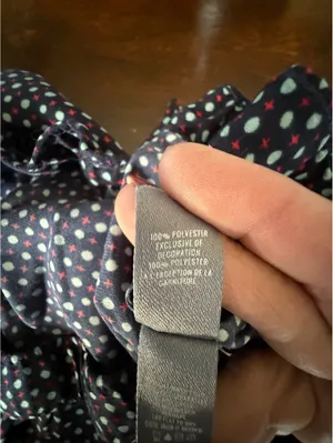 Aerie Polka Dot Ruffle Hem Lounge Shorts with Button Detail thumbnail 8