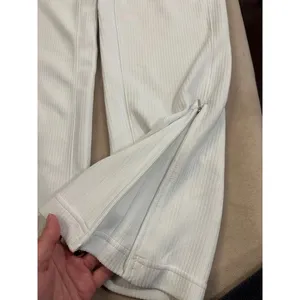 Lululemon Ribbed Softstreme Zip-Leg High-Rise Cropped Pant 25" thumbnail 3
