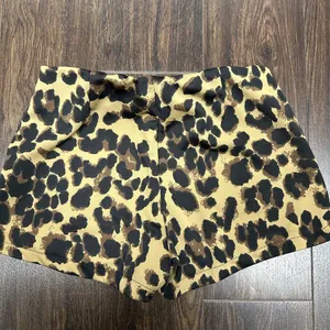 MINE Studded‎ Leopard Print Shorts Black thumbnail 3