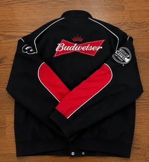 Budweiser Vintage Car Racing Jacket thumbnail 2