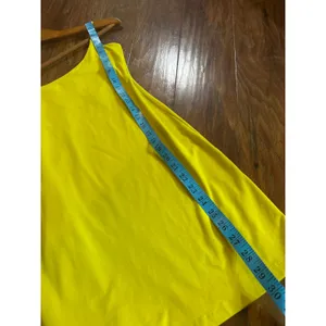 SUSANA MONACO Essential Slip Dress Mini Scoop Neck Sexy Sz S Small Lemon Yellow thumbnail 7
