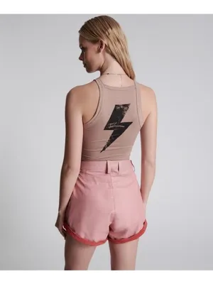 ONE TEASPOON Pink Street Walker High Rise Shorts Size 27 NEW NWT thumbnail 2
