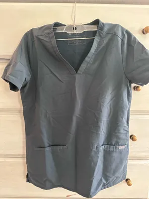 FIGS Scrub Pants- Dusty Blue thumbnail 2