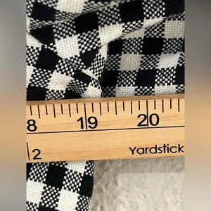 ZARA BLACK SINGLE BREASTED LAPEL COLLAR GINGHAM CROPPED BLAZER SIZE Med thumbnail 11