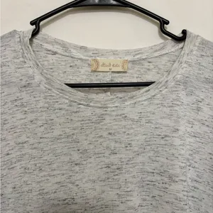 Altar’d State Gray‎ Flutter Sleeve Blouse Size Medium thumbnail 3