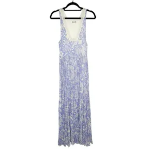 Free People Tiers For You Maxi Dress Purple Women's Size X-Small XS thumbnail 2