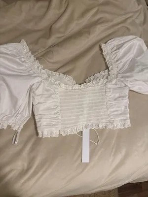 For Love & Lemons Top Crop White thumbnail 2