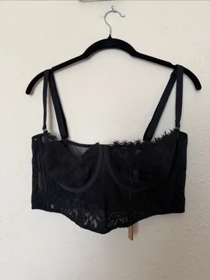 SKIMS femme lace balconette corset size XL NWT thumbnail 2
