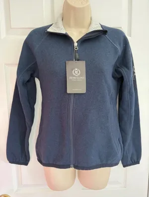 Henri Lloyd Traverse Womens Jacket Navy Blue Full Zip Knit Marine XS Y20111 thumbnail 1