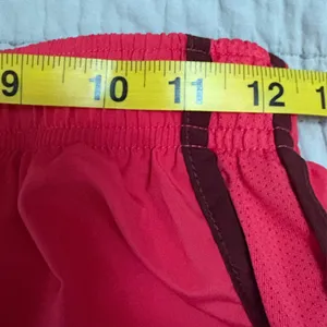 Nike Women's‎ Athletic Shorts in Red and Black Size Medium EUC thumbnail 3