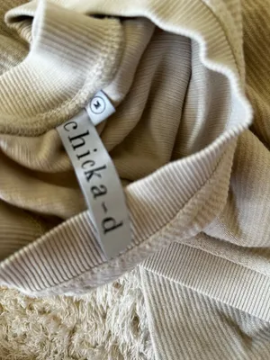 Chicka-D Cream Corduroy Dog Mama Sweatshirt thumbnail 3
