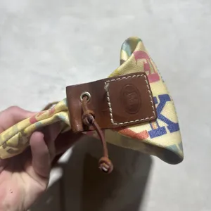 Vintage Dooney & Bourke Coated Graffiti Tote Purse Y2K Handbag Leather Straps thumbnail 8