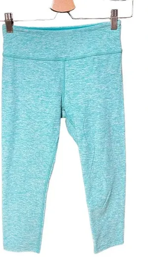 Beyond Yoga Spacedye‎ Crop Leggings Teal Blue Size Small thumbnail 1