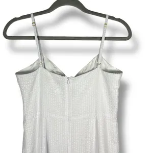 HUTCH Seersucker Jumpsuit Wide Leg White Savannah Size‎ 6 thumbnail 5